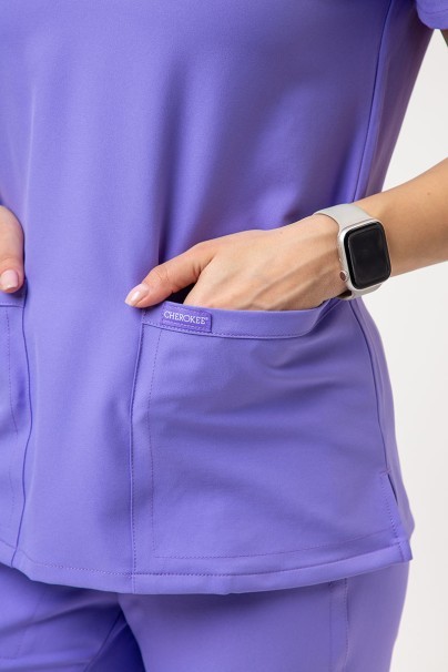 Dámska lekárska blúza Cherokee Ultra V-neck Top levanďulová-7