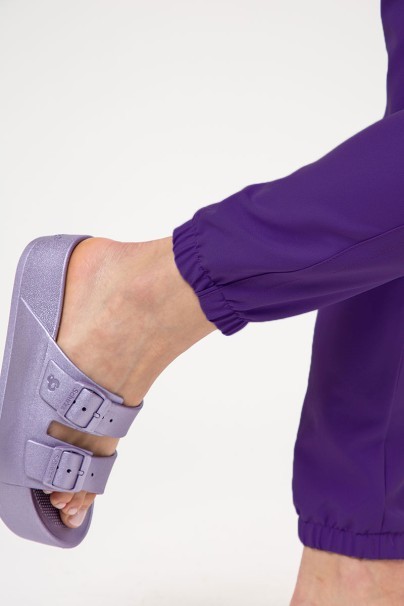 Dámske lekárske nohavice Cherokee Ultra Cargo fialové-3