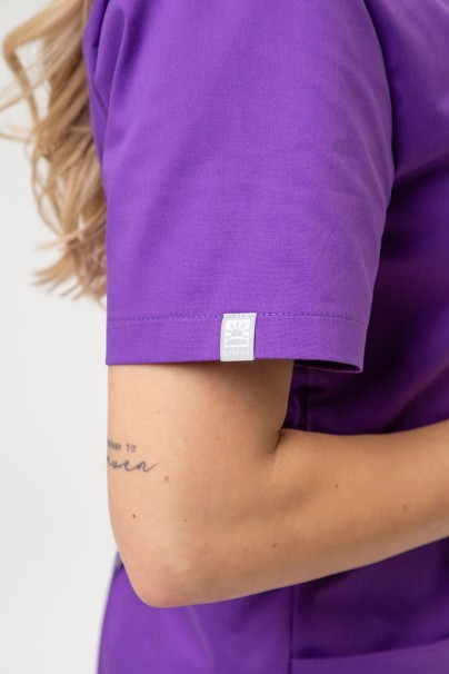Dámske lekárske šaty Sunrise Uniforms Vital fialové-5