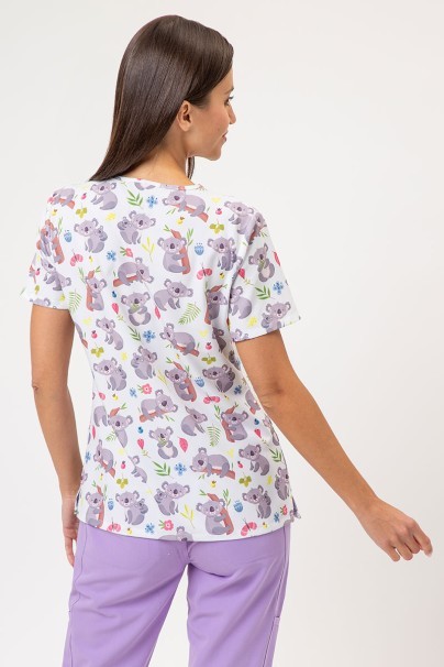 Dámska lekárska blúza Sunrise Uniforms Prints Koala Cuddles-2