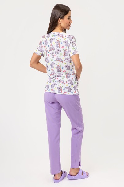 Dámska lekárska blúza Sunrise Uniforms Prints Koala Cuddles-5