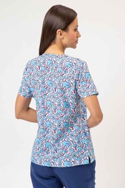 Dámska lekárska blúza Sunrise Uniforms Prints Fix My Smile-2