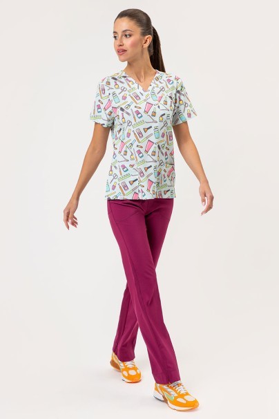 Dámska lekárska blúza Sunrise Uniforms Prints Beauty Boost-2
