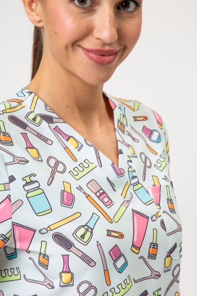 Dámska lekárska blúza Sunrise Uniforms Prints Beauty Boost-2