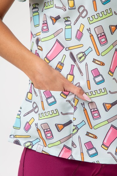Dámska lekárska blúza Sunrise Uniforms Prints Beauty Boost-3