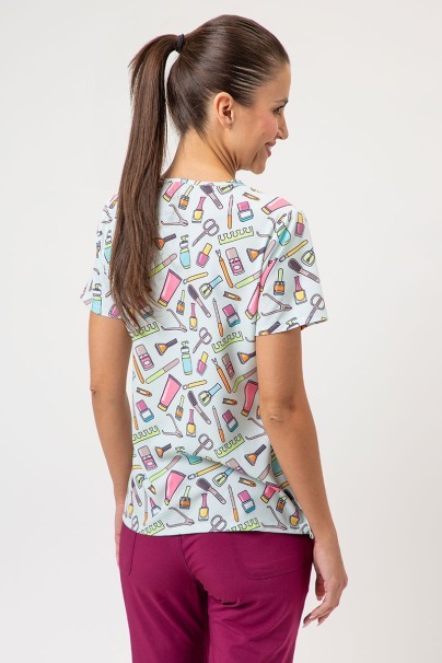 Dámska lekárska blúza Sunrise Uniforms Prints Beauty Boost-4