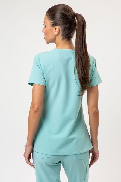 Dámska lekárska blúza Uniforms World 518GTK™ Phillip aqua-1