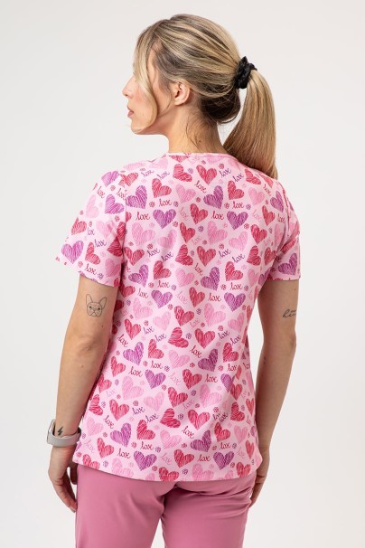 Dámska lekárska blúza Sunrise Uniforms Prints Heart Notes-2