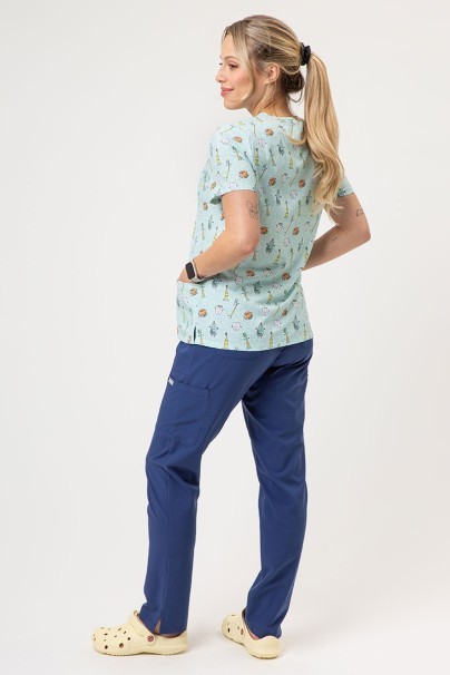 Dámska lekárska blúza Sunrise Uniforms Prints Dental Friends-4
