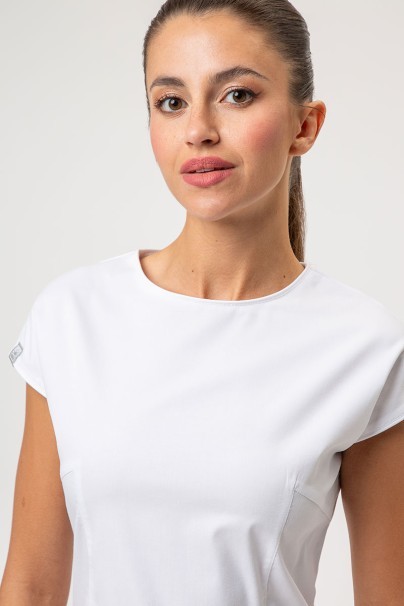Dámske lekárske šaty Sunrise Uniforms Elite biele-3