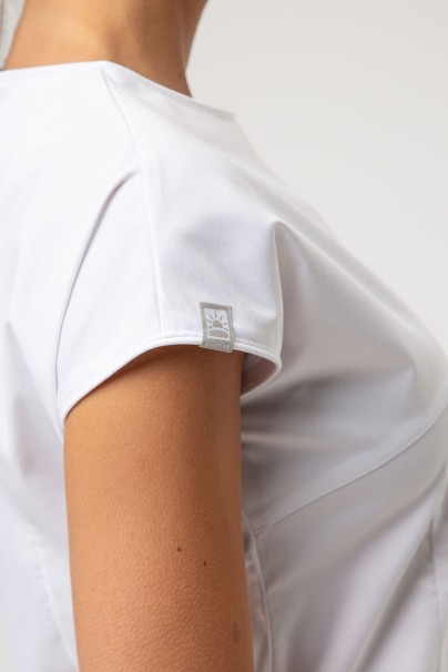 Dámske lekárske šaty Sunrise Uniforms Elite biele-5