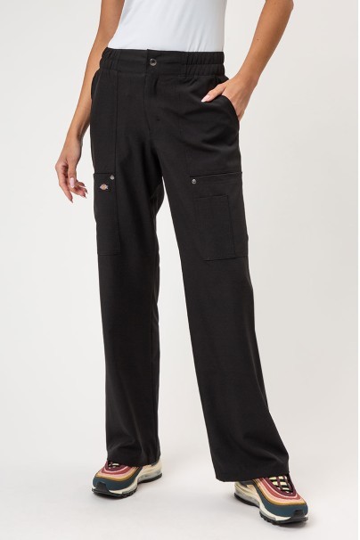 Dámska lekárska súprava Dickies EDS NXT (blúza Round Neck, nohavice Wide Leg) čierna-6