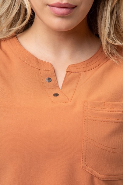 Dámska lekárska blúza Dickies EDS NXT Round Neck hnedá-2