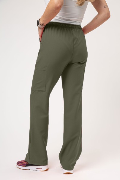 Dámske lekárske nohavice Cherokee Ultra Cargo olivkové-2