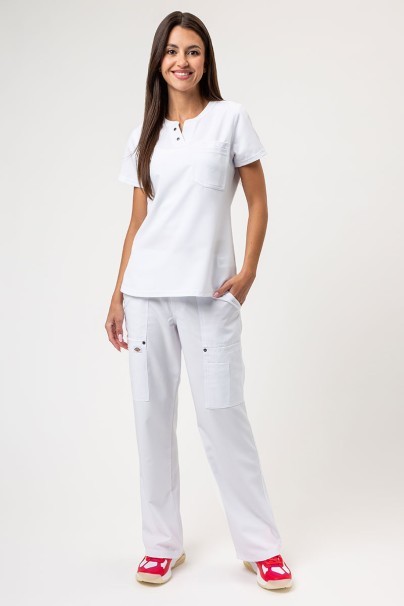 Dámska lekárska blúza Dickies EDS NXT Round Neck biela-2