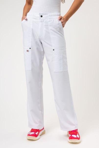 Dámska lekárska súprava Dickies EDS NXT (blúza Round Neck, nohavice Wide Leg) biela-4