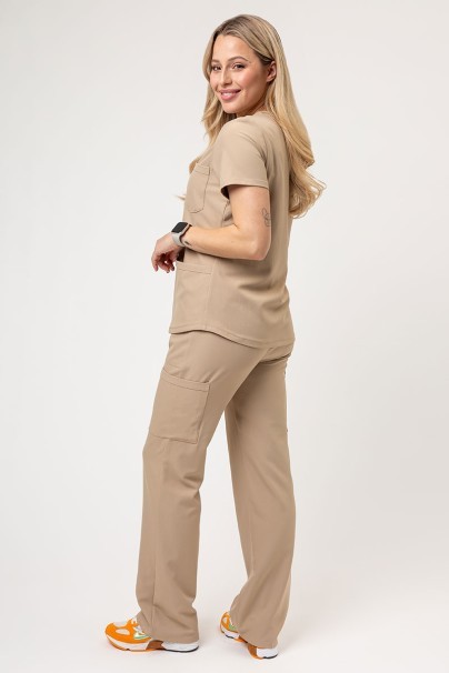 Dámska lekárska blúza Cherokee Ultra 3-pocket bežová-4
