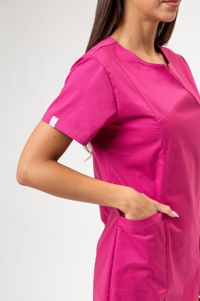 Dámske lekárske šaty Sunrise Uniforms Charm fuchsiové-3