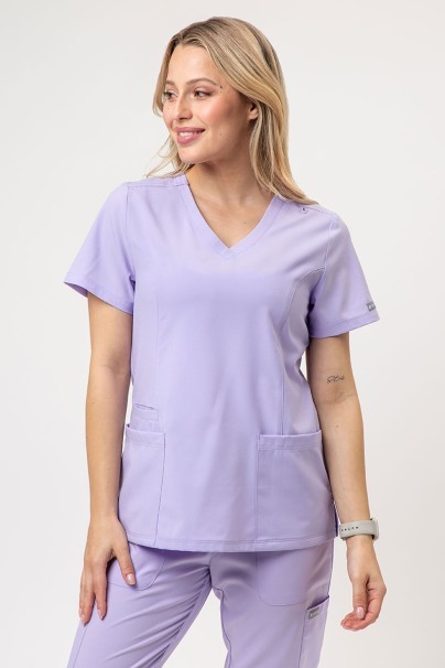 Lekárska súprava Maevn Momentum (blúzka Double V-neck, nohavice 6-pocket) levanduľová-2