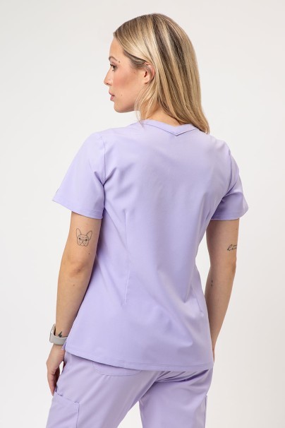 Lekárska dámská blúzka Maevn Momentum Double V-neck levanduľová-3