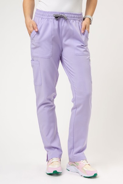 Lekárska súprava Maevn Momentum (blúzka Double V-neck, nohavice 6-pocket) levanduľová-6