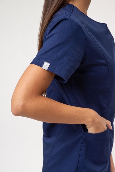 Dámske lekárske šaty Sunrise Uniforms Charm námornícky modré-3