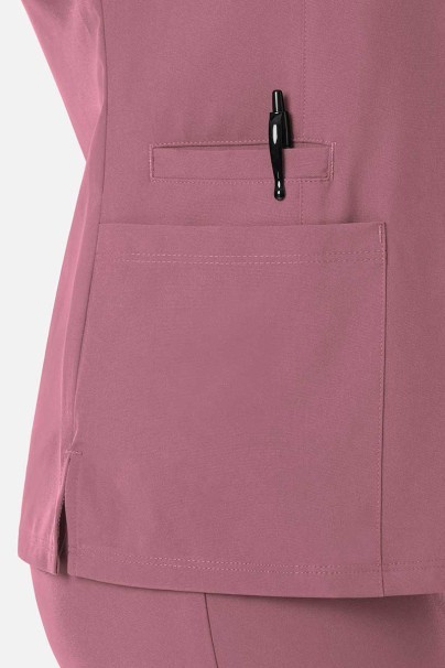 Lekárska dámská blúzka Maevn Momentum Double V-neck pastelově ružová-3
