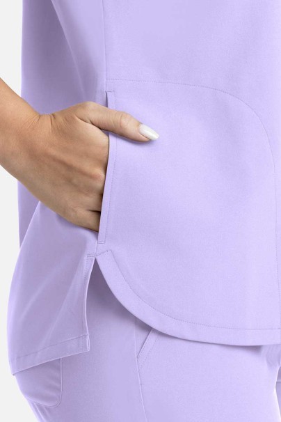 Dámska lekárska blúza Maevn Momentum Dolman levanďulová-4
