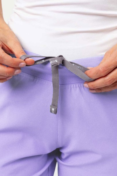 Dámske lekárske nohavice Maevn Momentum Flare levanďulové-5