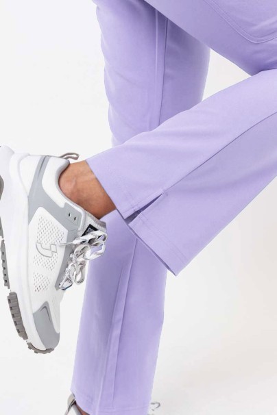 Dámske lekárske nohavice Maevn Momentum Flare levanďulové-6