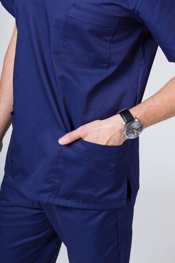 Univerzálna lekárska blúzka Sunrise Uniforms námornícky modrá-2