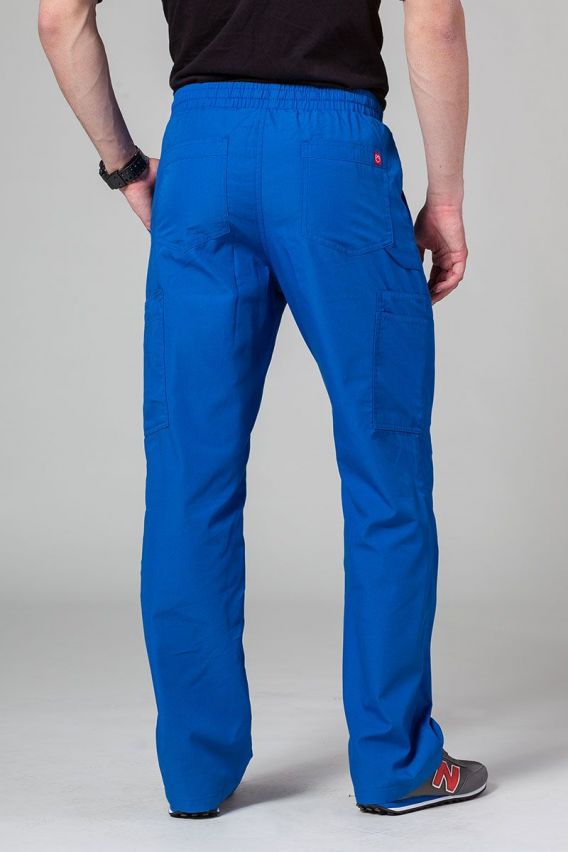 Pánske lekárske nohavice Maevn Red Panda Cargo (6 kapes) kráľovsky modré-2