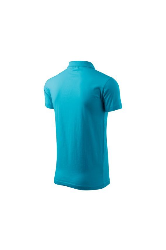 Pánske Polo Malfini Single Jersey tyrkysové-3