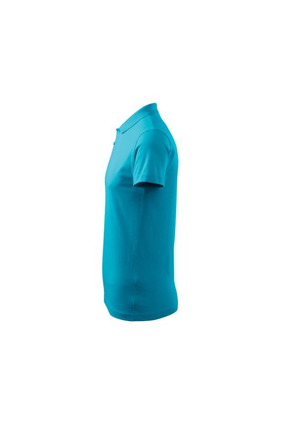 Pánske Polo Malfini Single Jersey tyrkysové-4