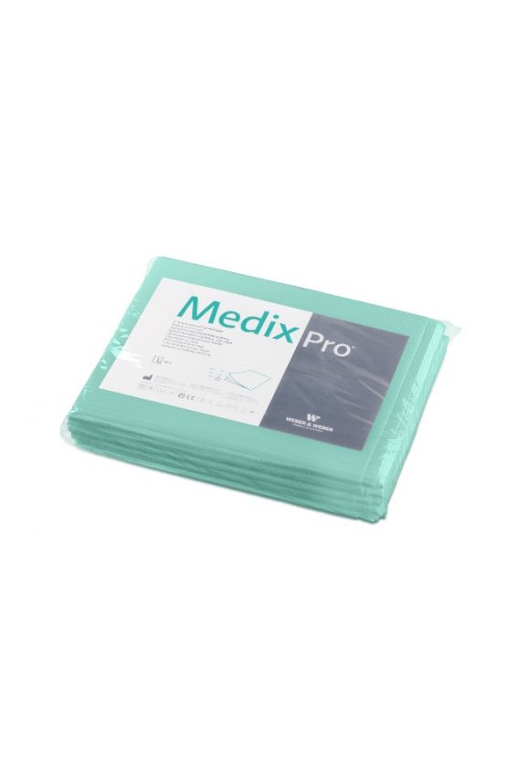 Zdravotnícka prestieradlá 150x210 cm z buničiny a fólie MedixPro (balenie 5 kusov)-5