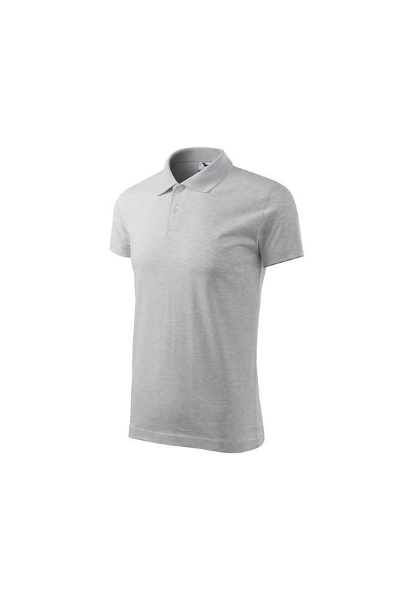 Pánske Polo tričko Malfini svetlo šedé-2