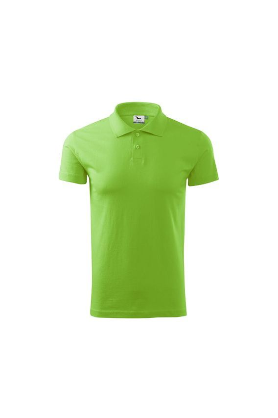 Pánske Polo Malfini Single Jersey zelené jablko-2