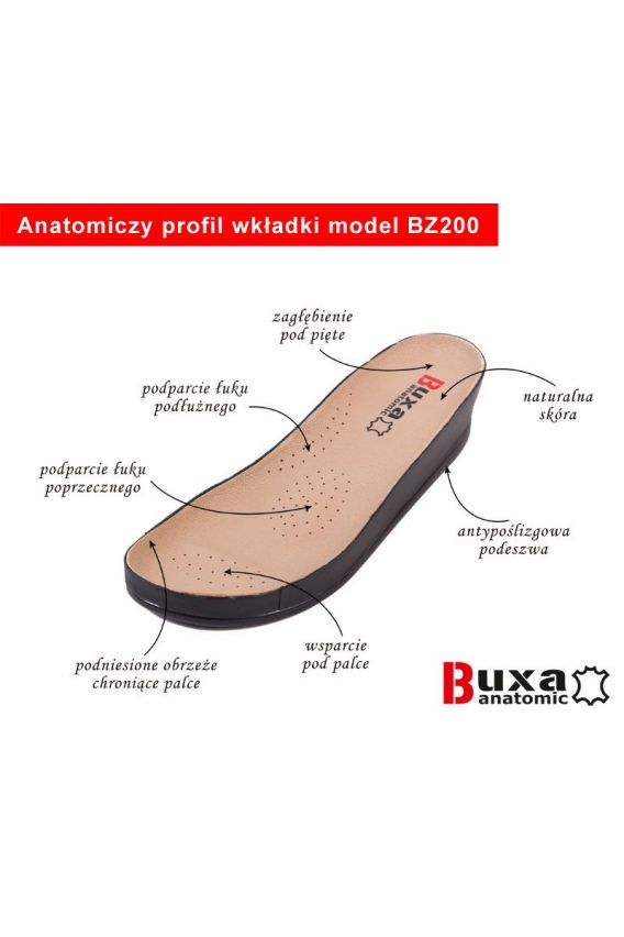 Zdravotnícka obuv Buxa model Anatomic BZ210 čierna-6