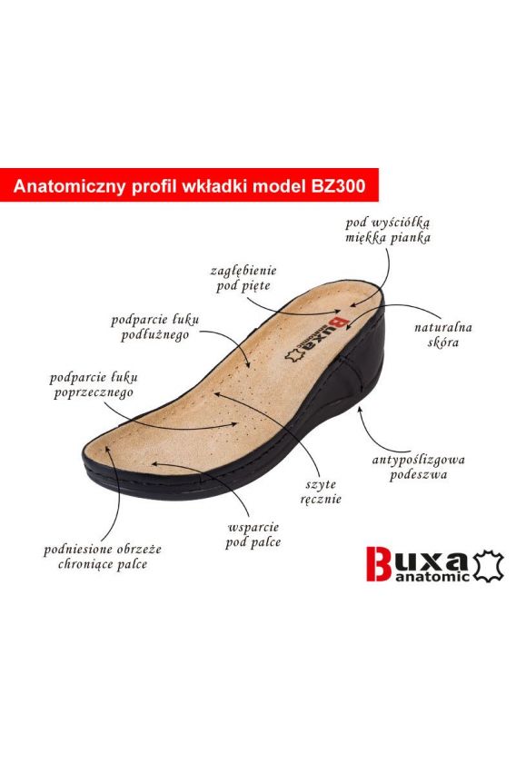 Zdravotnická obuv Buxa Anatomic BZ320 čierna-6