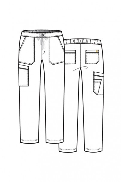 Pánské nohavice Maevn Matrix Pro Men tmavo modrá denim-8