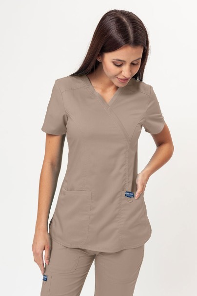 Dámska lekárska súprava Cherokee Revolution (blúzka Mock, nohavice Straigh) béžová-2