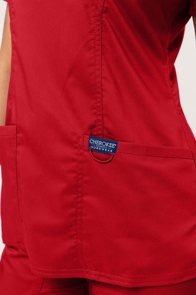 Dámska lekárska blúza Cherokee Revolution Mock červená-3