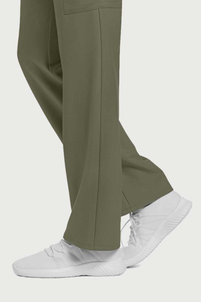 Dámske lekárske nohavice Cherokee Ultra Cargo olivkové-4