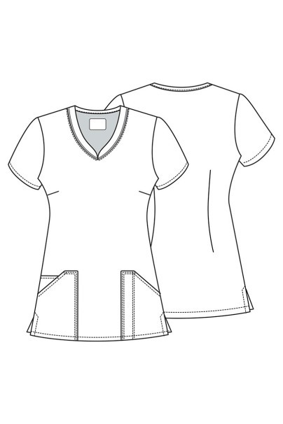 Dámska lekárska blúza Cherokee Prints V-neck What The Speck-7