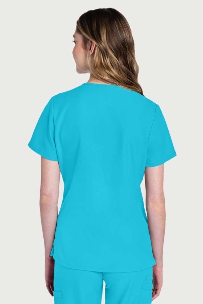Dámska lekárska blúza Cherokee Ultra V-neck Top tyrkysová-1