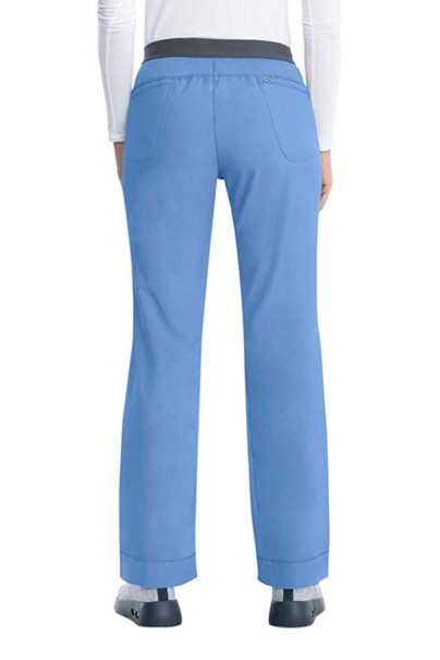 Dámske lekárske nohavice Cherokee Infinity Slim Pull-on klasicky modré-1
