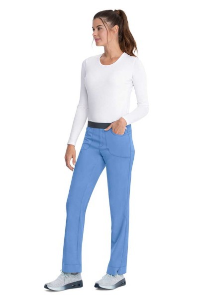 Dámske lekárske nohavice Cherokee Infinity Slim Pull-on klasicky modré-2