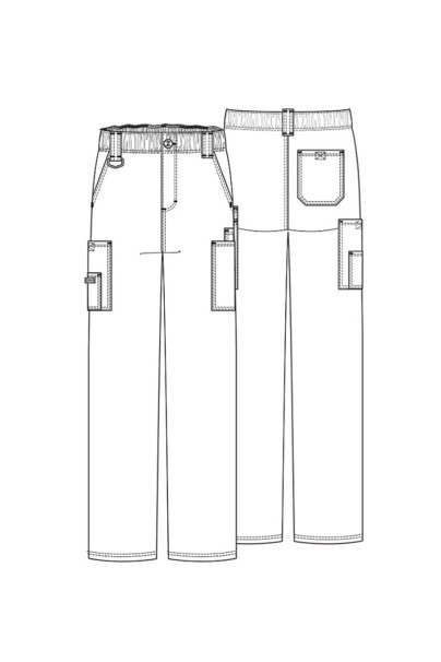 Pánske lekárske nohavice Dickies EDS Signature Men Natural Rise námornícky modré-7