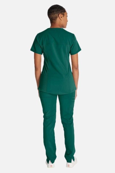Lekárska dámska súprava Dickies Balance (blúza V-neck, nohavice Mid Rise) zelená-1