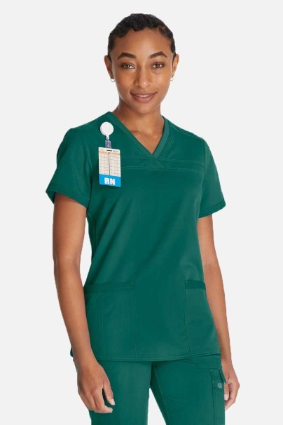 Lekárska dámska súprava Dickies Balance (blúza V-neck, nohavice Mid Rise) zelená-2